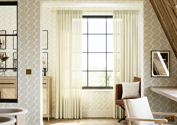 Padua Voile, Ivory - Made to Measure Curtains - Image 3